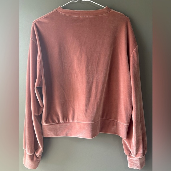 Zara size small long sleeve fleece blush color, long sleeve - Picture 5 of 5